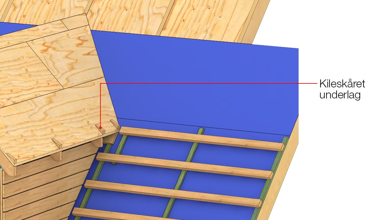 Kileskåret træ som underlag for opskalkning