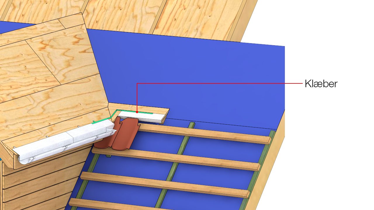 Klæber, fx butylbånd