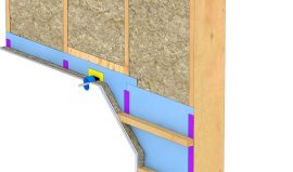 El-udtag og føring af kabler i let ydervæg