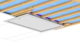 Loftlem i et let loft