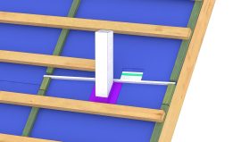 Gennemføring – lille – firkantet