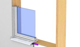 Vindspærre ved vindue