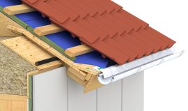 Vindspærre ved tagfod uden udhængsbrædder