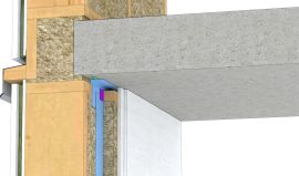 Let ydervæg og tungt loft