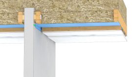 Indervæg og let loft – tilslutning mod væg