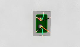 Kabler og rør i tung konstruktionsdel